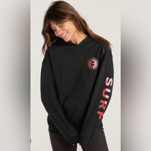 ~ S O L D ~ Billabong ~ You Are Here ~ Hoodie / Sweatshirt  Black ~ ** EUC **